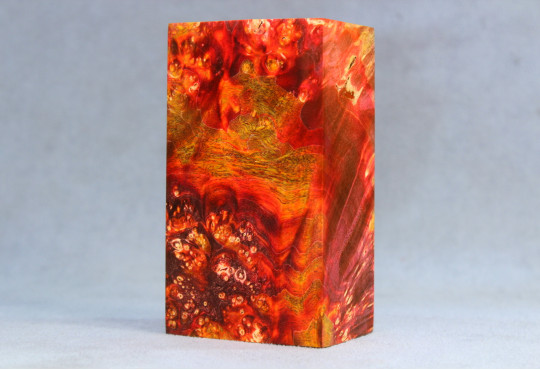 Stabilized Maple Burl Wood Mod Block